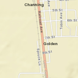 499 Railroad Avenue, Channing, MI 49815 Street Map