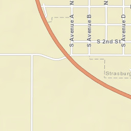 300-470 S 3rd St Strasburg ND 58573 Street Map