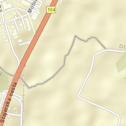 Črnuče District Street Map