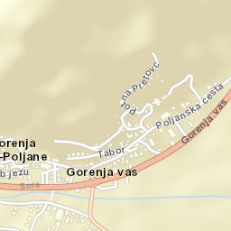 Gorenja Vas Street Map