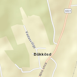 Bükkösd Street Map