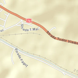 Zlatna Street Map