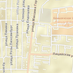 Kamyzyak Street Map