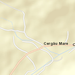 Cergău Mare Street Map