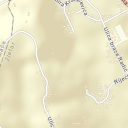 Zlatar Street Map
