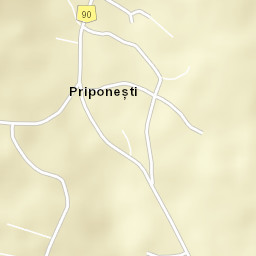 Priponeşti Street Map