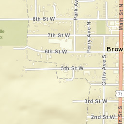 200-298 S Main St Browerville MN Street Map