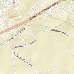 Pécsi Járás Street Map