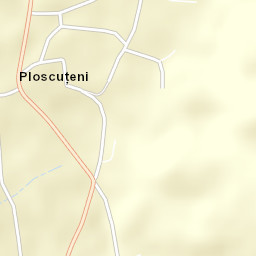 Ploscuțeni Street Map