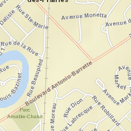 Notre-Dame-des-Prairies Street Map