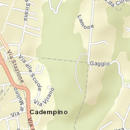 Cadempino Street Map