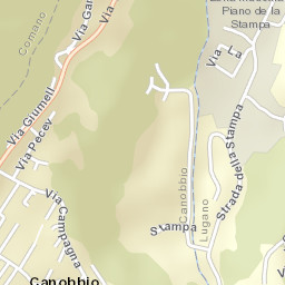 Canobbio Street Map