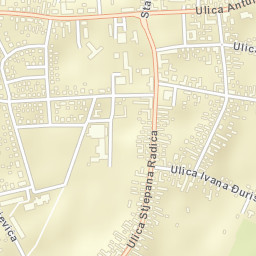 Đurđevac Street Map