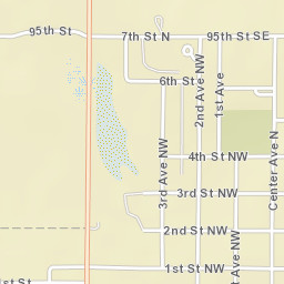 100-216 Center Avenue North, Ashley, ND Street Map