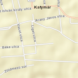 Katymár Street Map