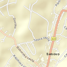 Senovo Street Map