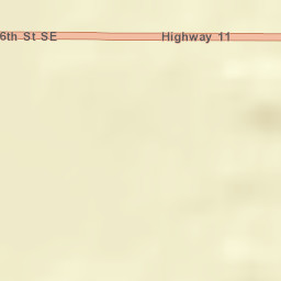 96th Street Southeast Ashley ND 58413 Street Map