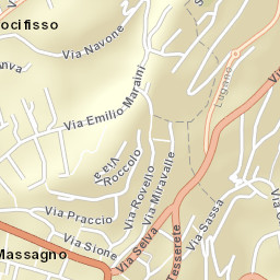 Massagno Street Map
