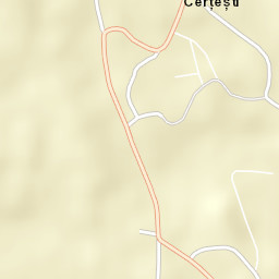 Comuna Cerţeşti Street Map