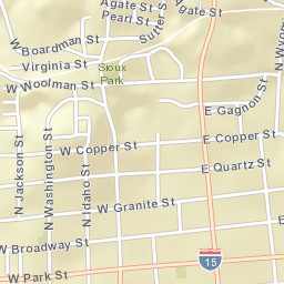 44-98 East Park Street, Butte, MT 59701 Street Map