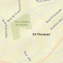 Saint-Thomas Street Map