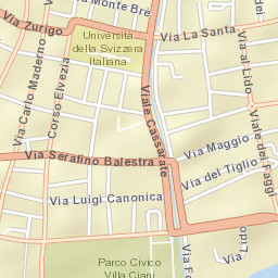 Lugano Street Map