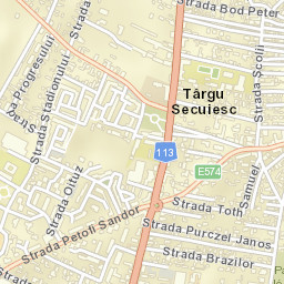 Târgu Secuiesc Street Map