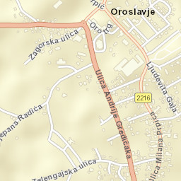 Oroslavje Street Map