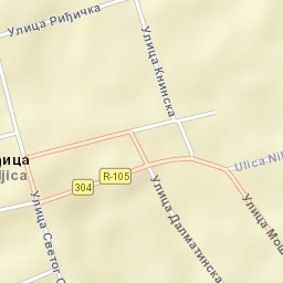 Riđica Street Map