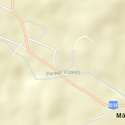 Vizantea-Mânăstirească Street Map