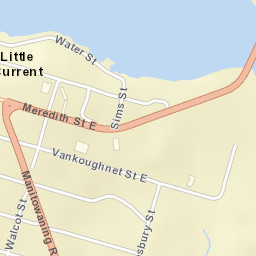 Little Current Street Map