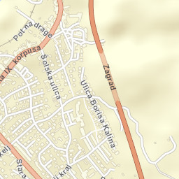 Solkan Street Map