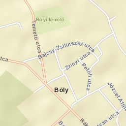 Bóly Street Map