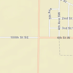 351-399 3rd Street West Zeeland ND Street Map