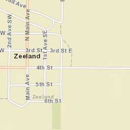 4th Street West, Zeeland, ND 58581, USA Street Map