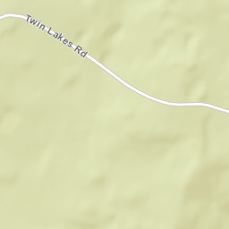 Twin Lakes Road, Chequamegon National Forest Street Map