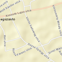 Hercegszántó Street Map