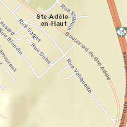 Sainte-Adèle Street Map