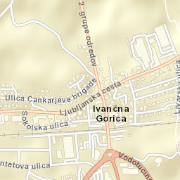 Ivančna Gorica Street Map