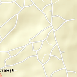 Crăiești Street Map
