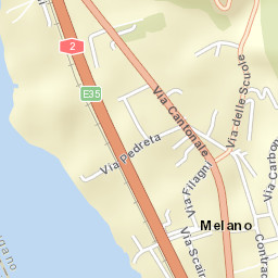 Melano Street Map