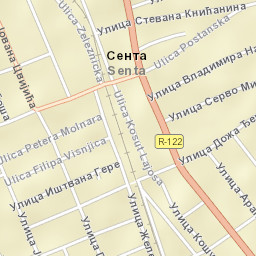 Senta Street Map