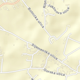 Gornja Bistra Street Map