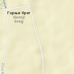 Gornji Breg Street Map