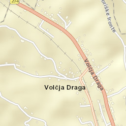 Volčja Draga Street Map