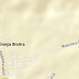 Donja Bistra Street Map