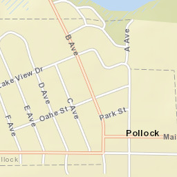 SD-10 Pollock SD 57648 USA Street Map