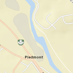 Piedmont Street Map