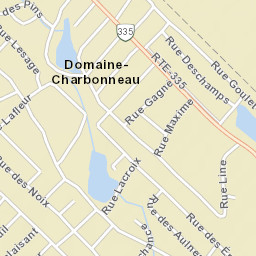 Lac-Lapierre Street Map