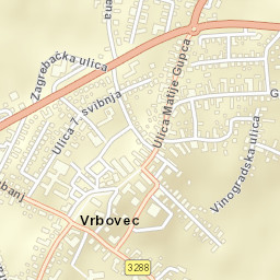 Vrbovec Street Map